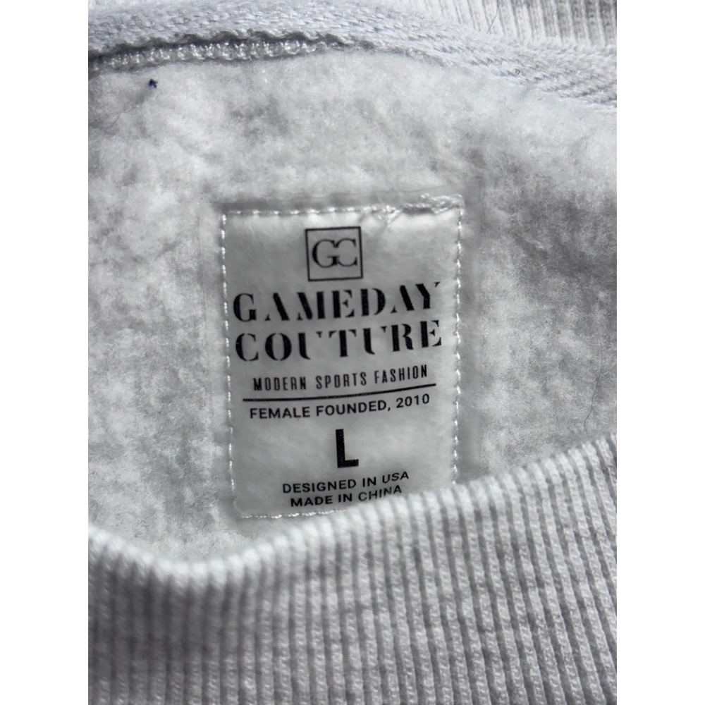 Gameday Couture Indianapolis Colts Graphic Sweatshirt Women's Light Gray NFL Lg - Picture 8 of 12